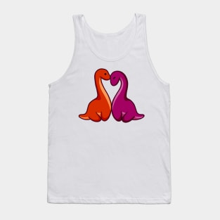 Cute dino couple, dinosaurs Tank Top